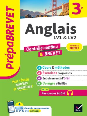 cover image of Prépabrevet--Anglais 3e--Brevet 2026